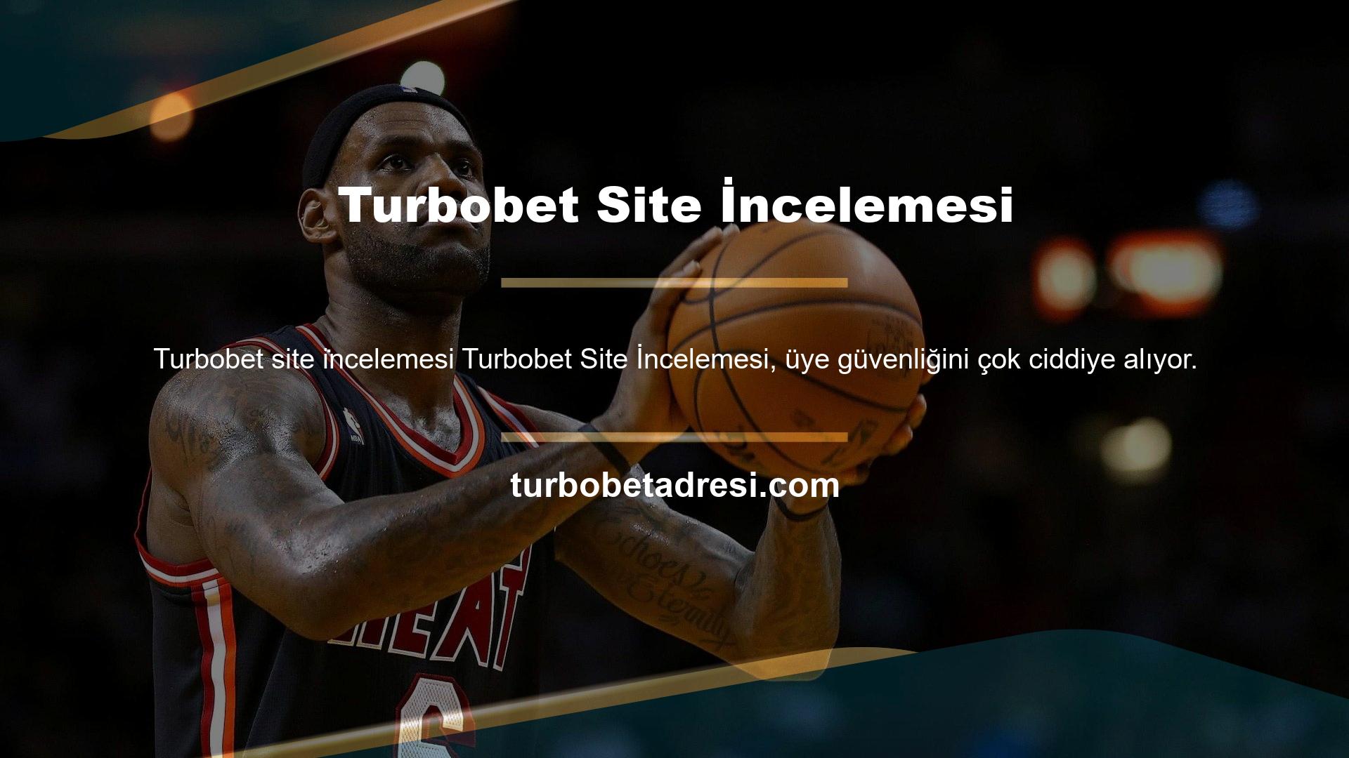 Canlı bahis ve casino oyun sitesi olan Turbobet, güven konularını her zaman ön planda tutan bahis sitelerinden biridir