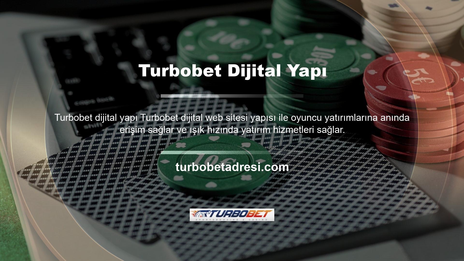 Turbobet oyuncuları bahis yaparak dengelerini kazanır ve büyük kazançlar elde eder ve güvenli bir şekilde geri çekilme süreci yaparlar