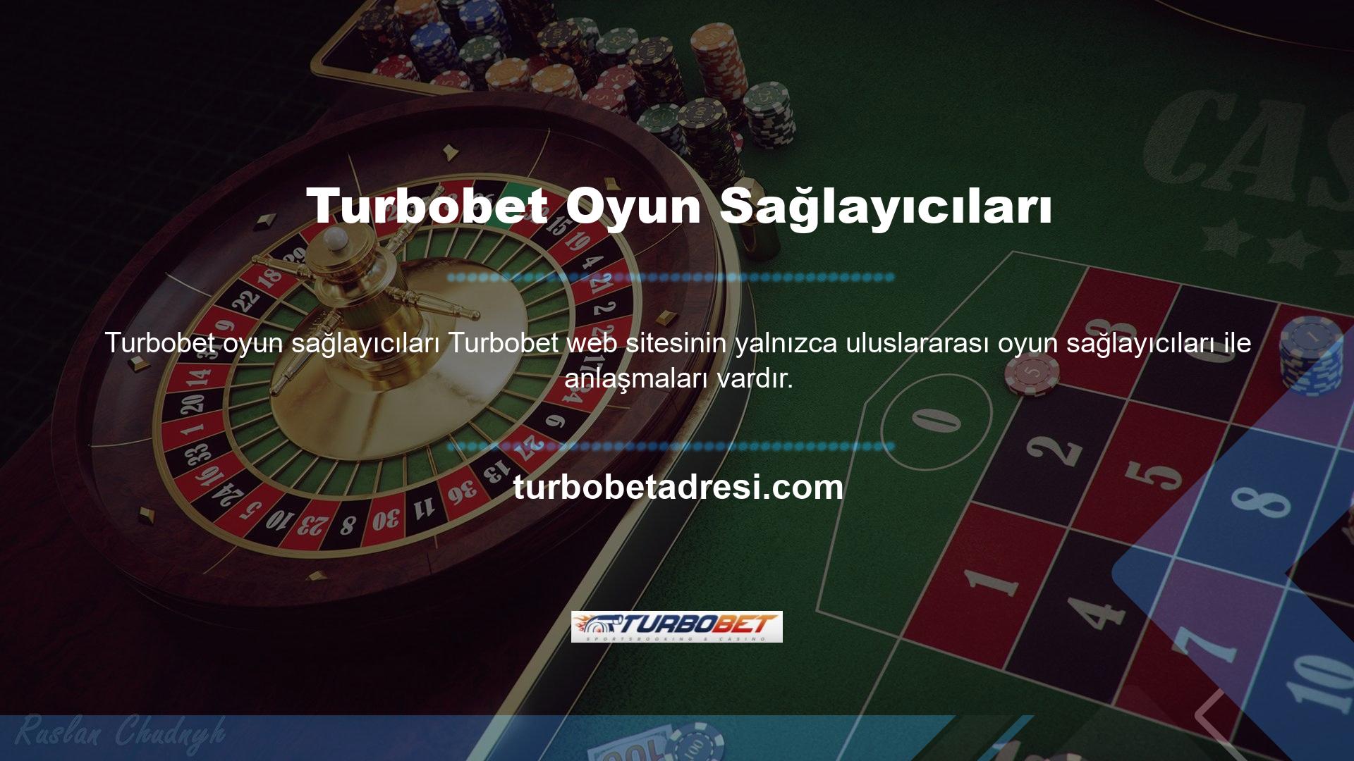 Bu sitedeki tüm şirketler dünyanın her yerinden casinolarla çalışır